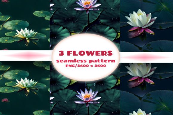Download Seamless Patterns with Flowers - Flower Collection