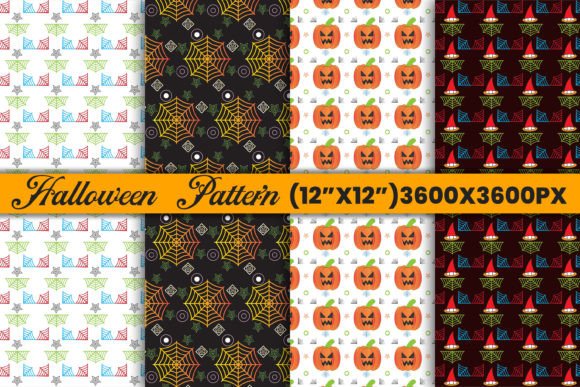 Download Happy Halloween Pattern &amp; Wrapping Paper - Halloween Collection